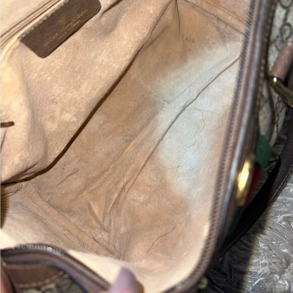 AUTHENTIC GUCCI WEB VINTAGE CLASSIC OPHIDIA SMALL BOSTON BAG - Picture 11 of 16